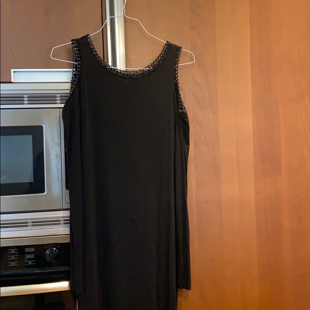 Long funky black dress